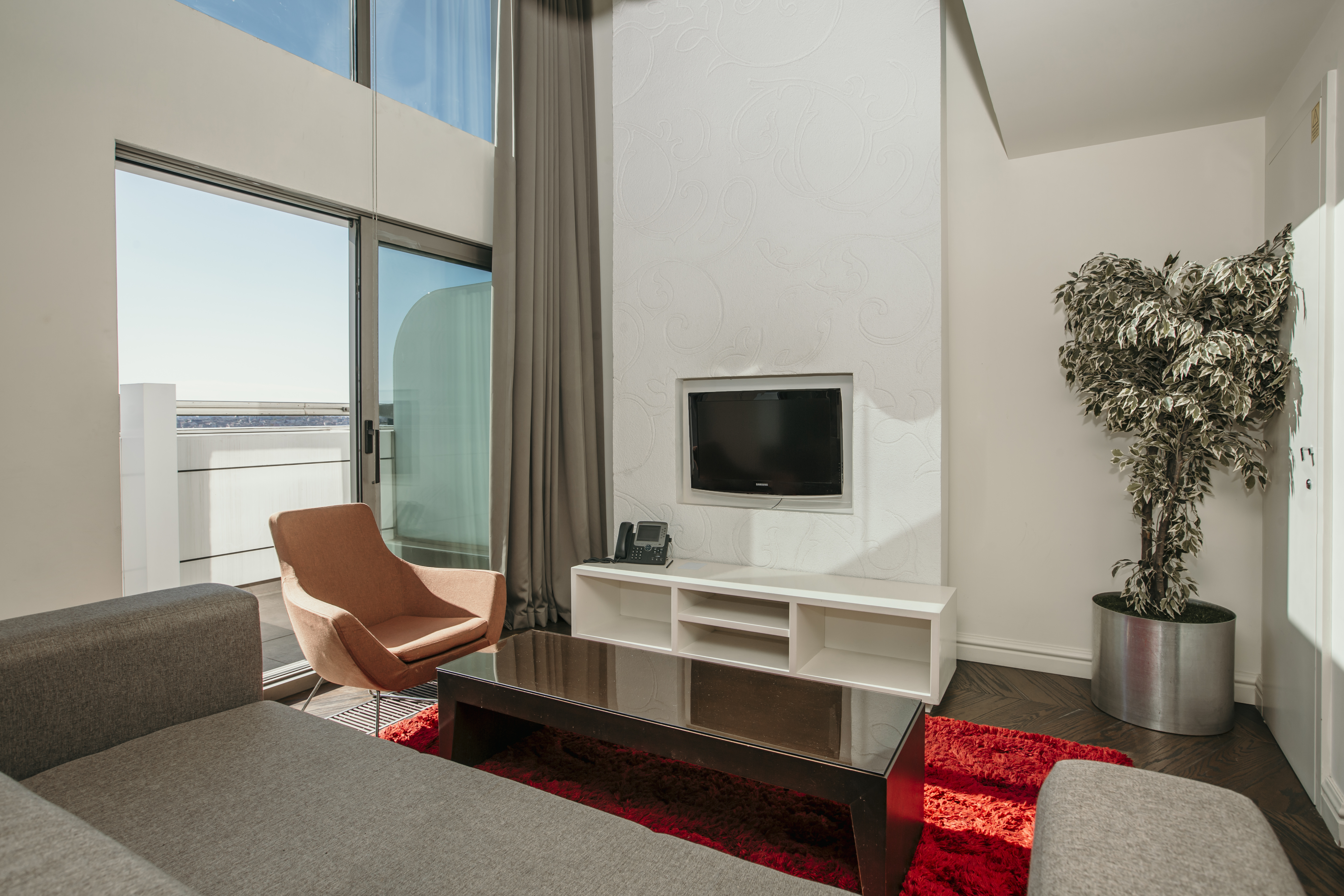 Living Room with Balcony