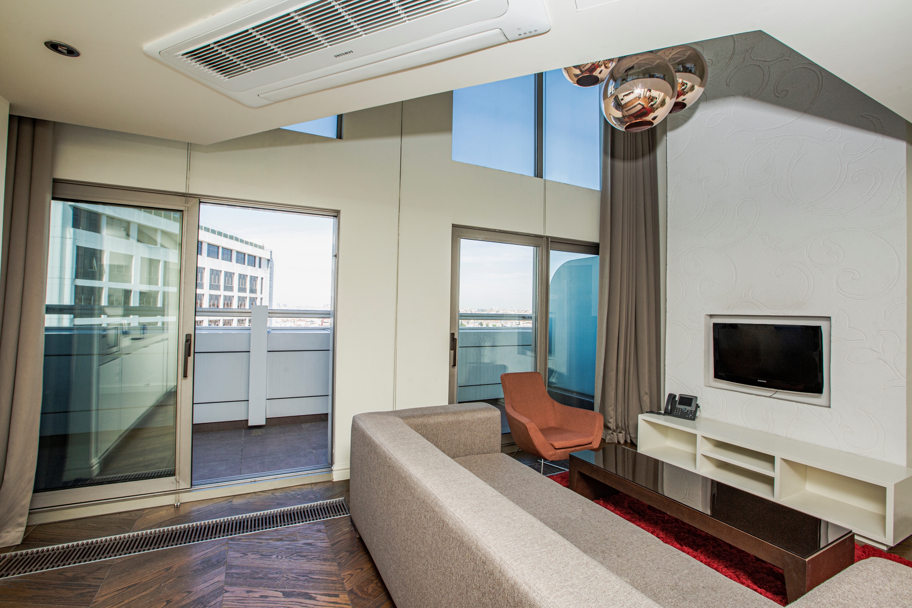 Living Room with Balcony