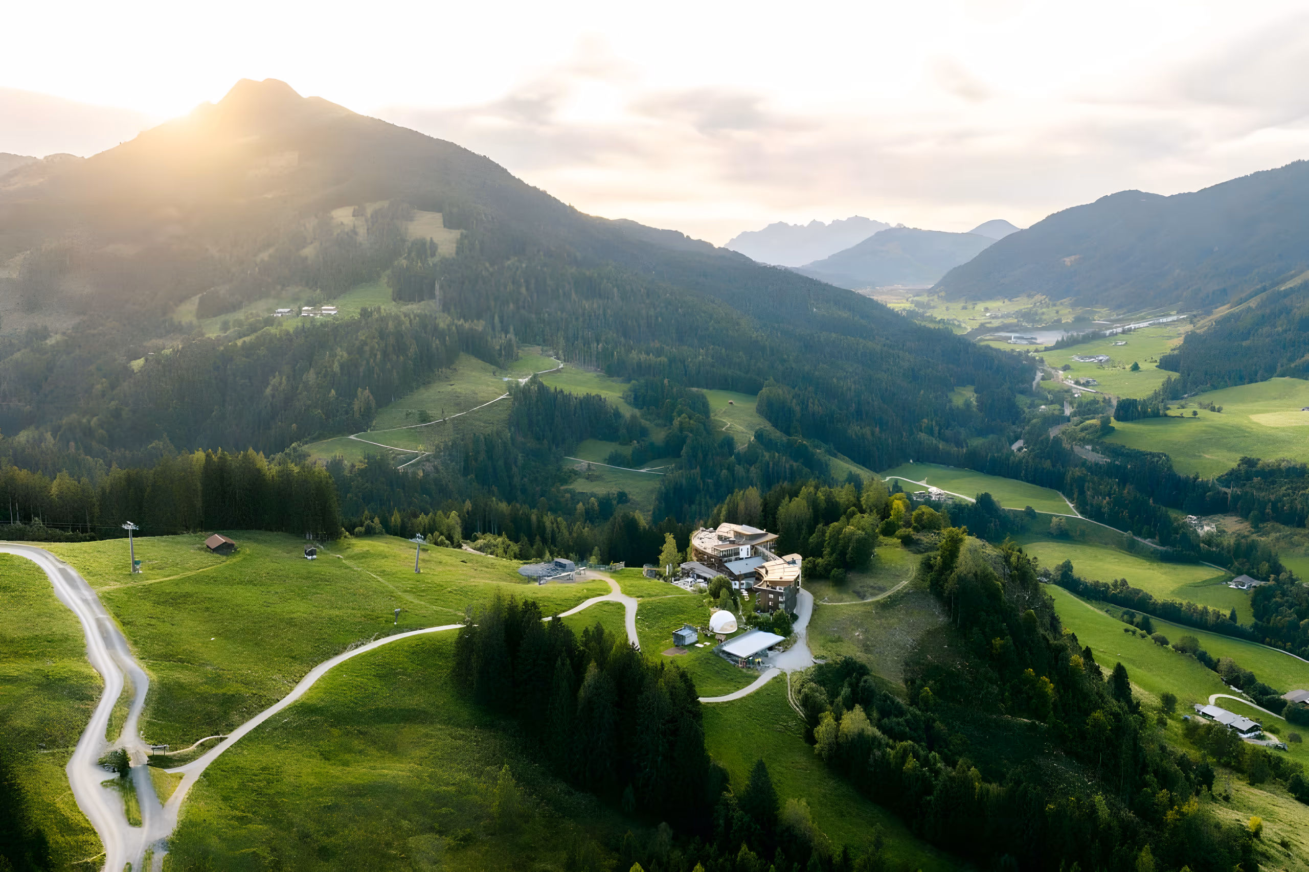 Holzhotel Forsthofalm in Austria